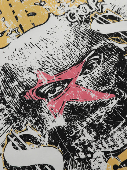 T-shirt imprimé graphique de rue