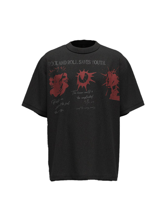 Street Rock & Roll Graphic T-Shirt