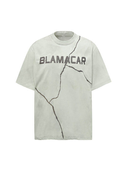 Washed Lightning Oversized T-Shirt