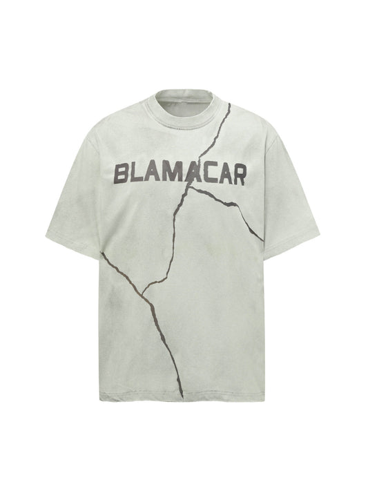 Washed Lightning Oversized T-Shirt