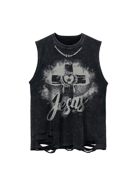 Gilet sans manches Love Cross Street Rap de Thesupermade