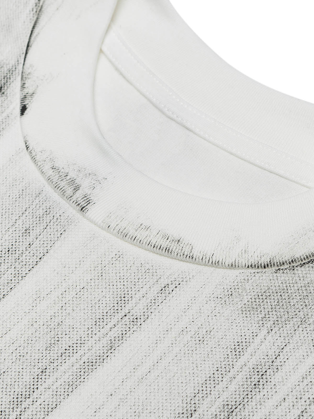 Langarm-T-Shirt aus Jersey mit handbemaltem Graffiti