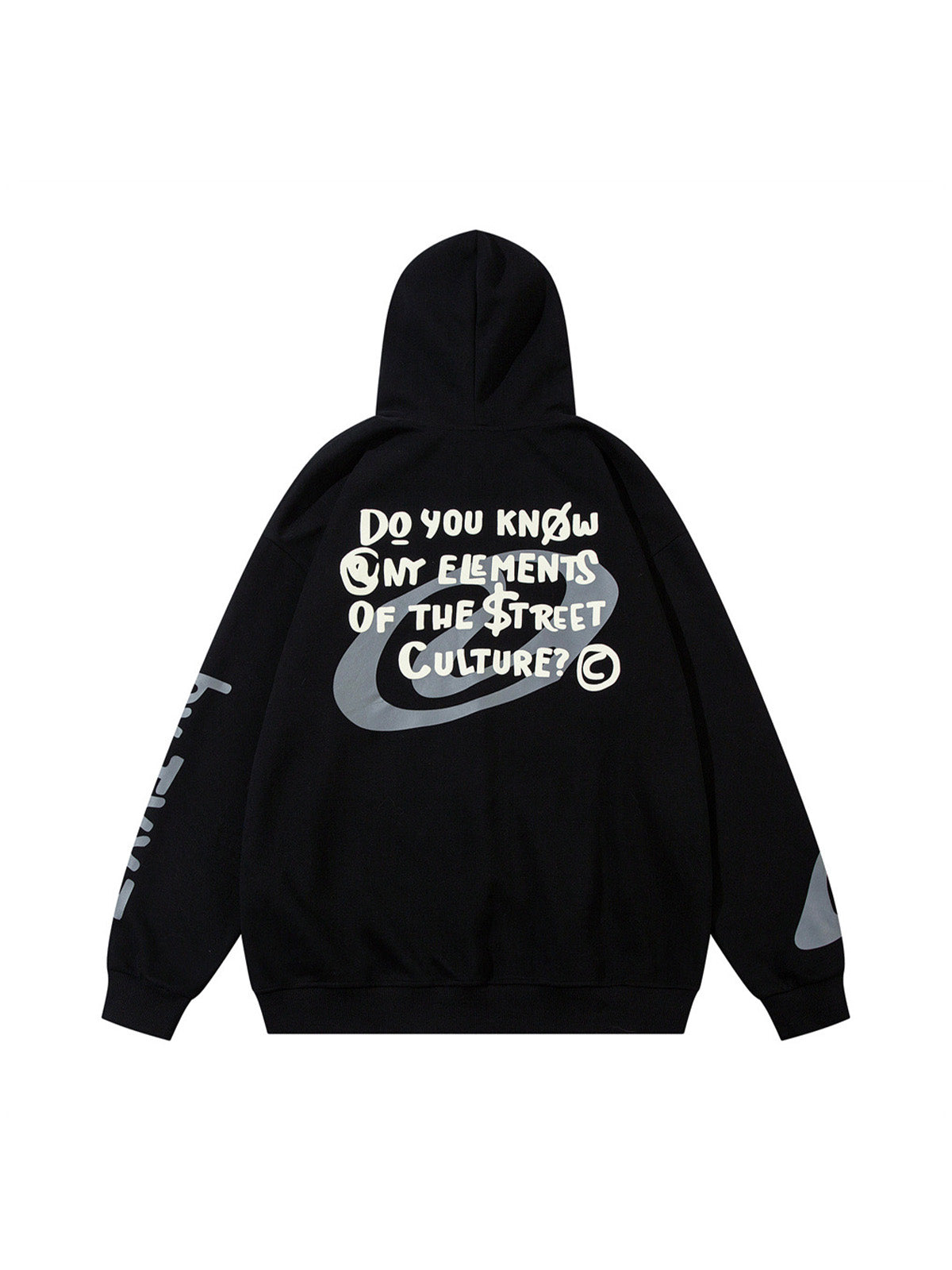 Sweat à capuche imprimé ange abstrait Thesupermade