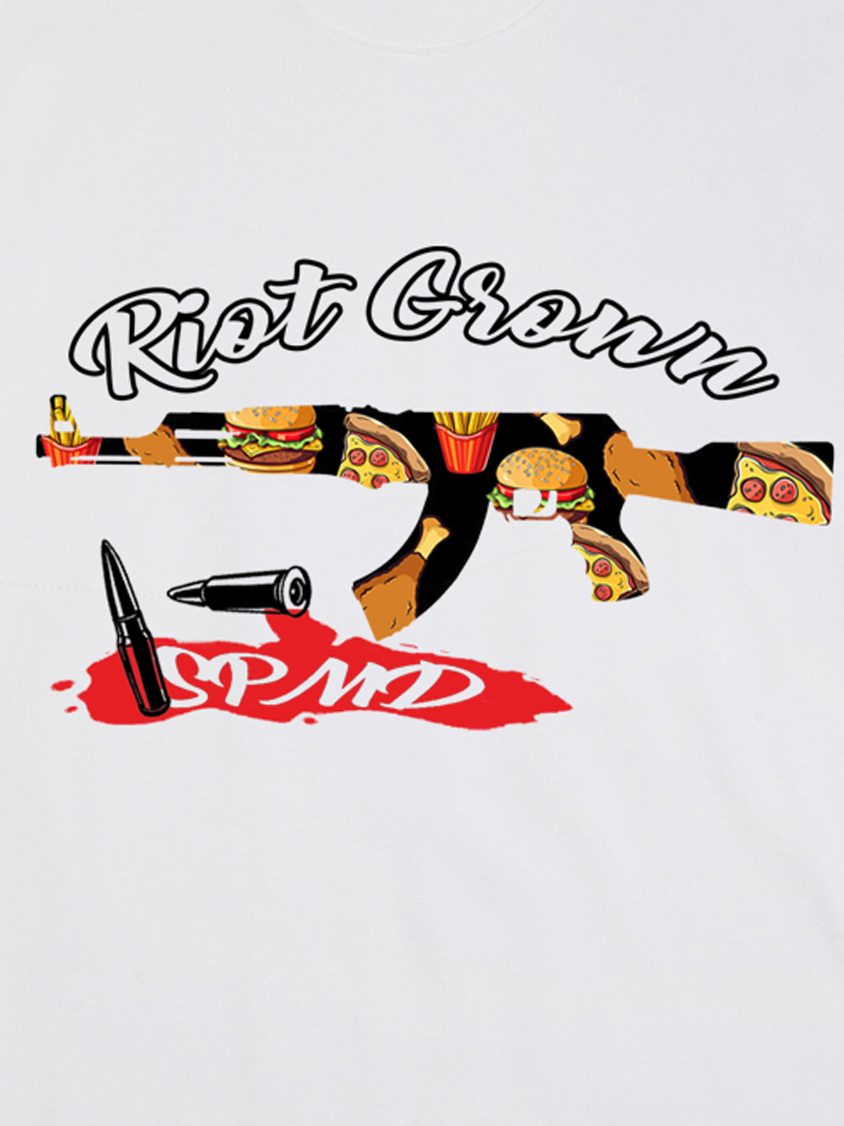 Original Funny AK Graphic Print T-shirt