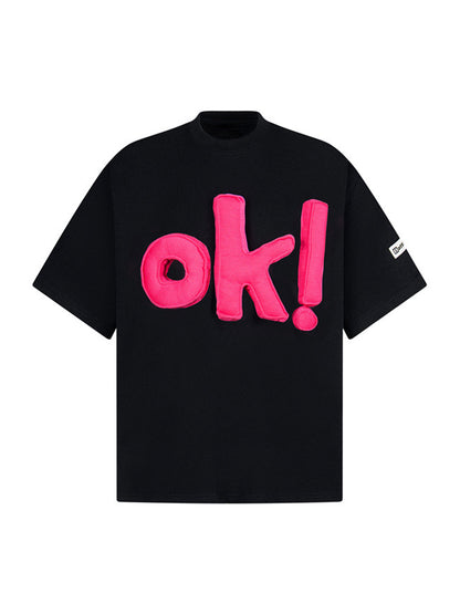 Lustiges "OK!" Grafik-T-Shirt