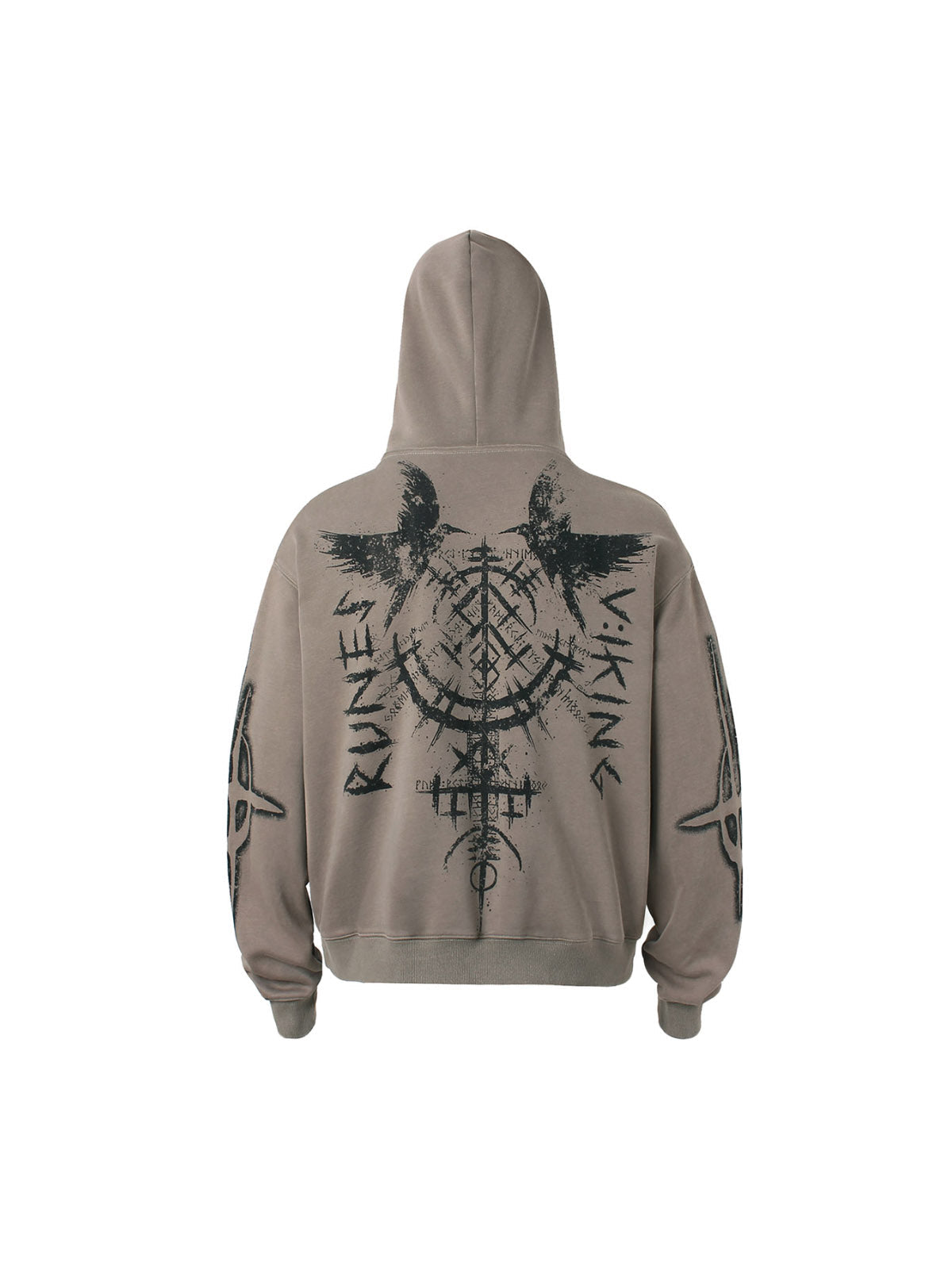 Thesupermade Kapuzenpullover mit „Triple Eye“-Grafik
