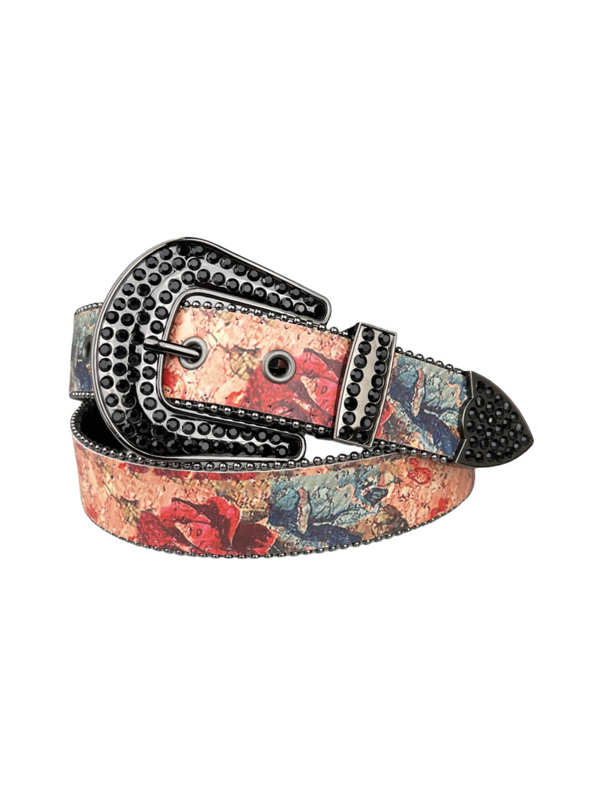 Painted Rhinestone Belt