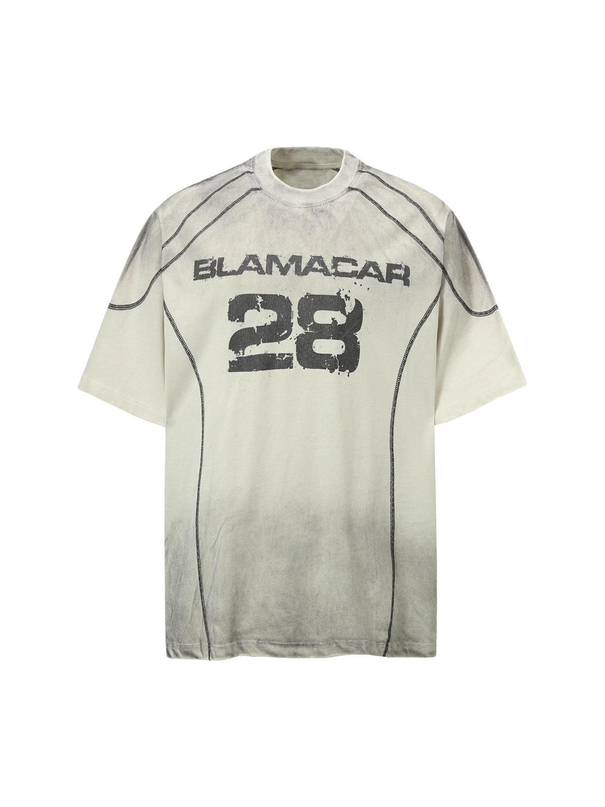 Street Dirty Dyed Gradient Motorcycle T-shirt
