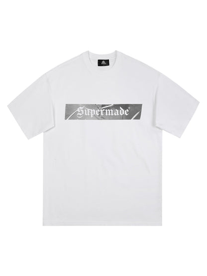 Oversize-T-Shirt mit Original Tape-Hohllogo