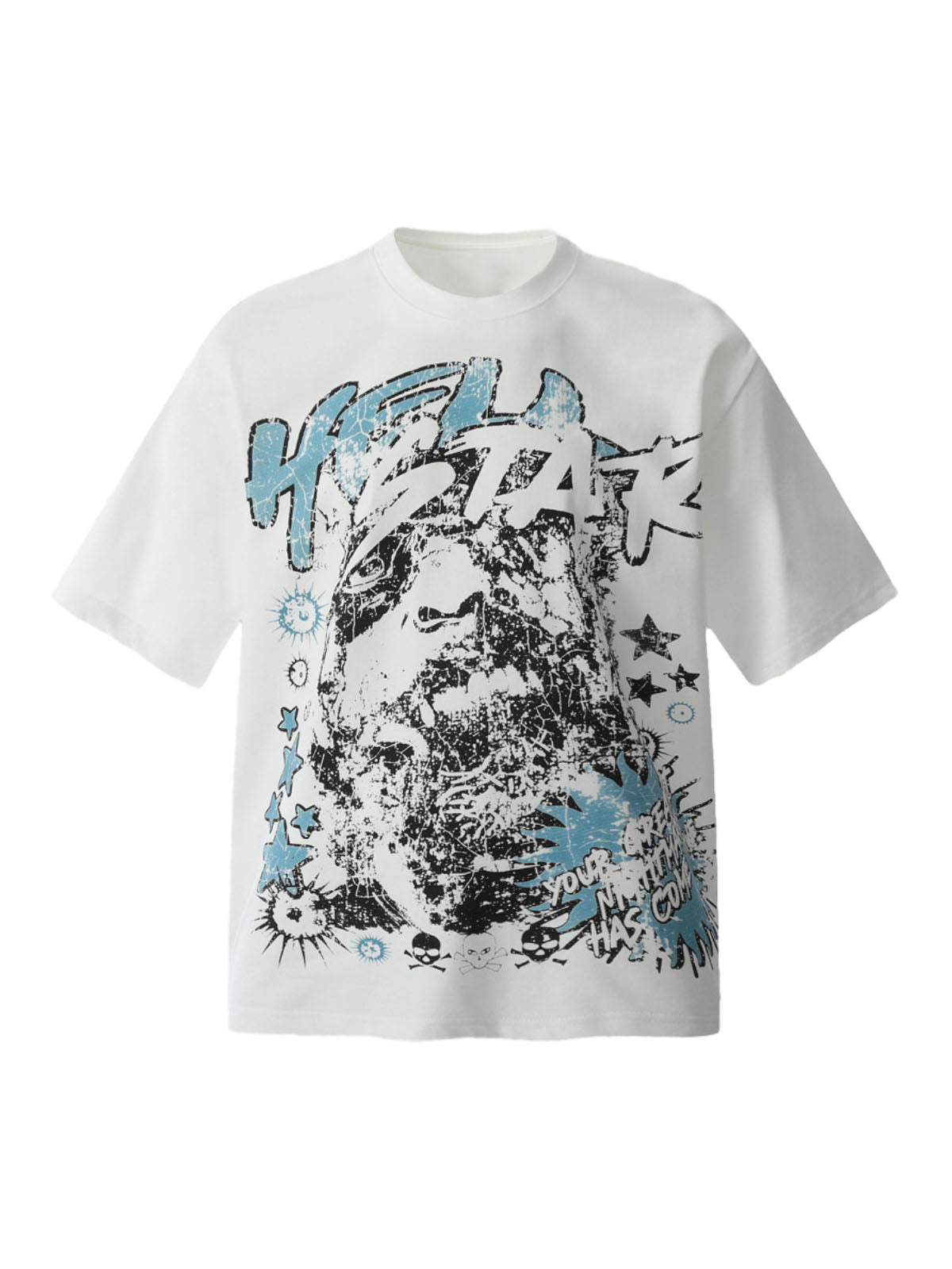 Fun Protrait Graphic T-Shirt - 2374