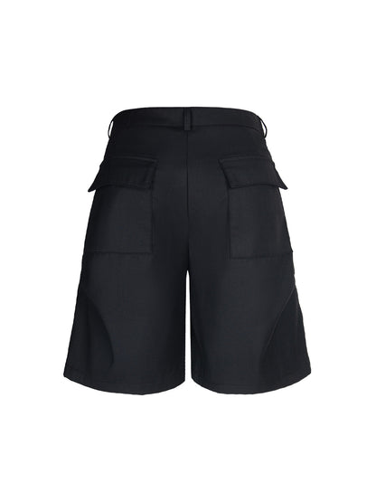 Short plissé à rivets Street Retro
