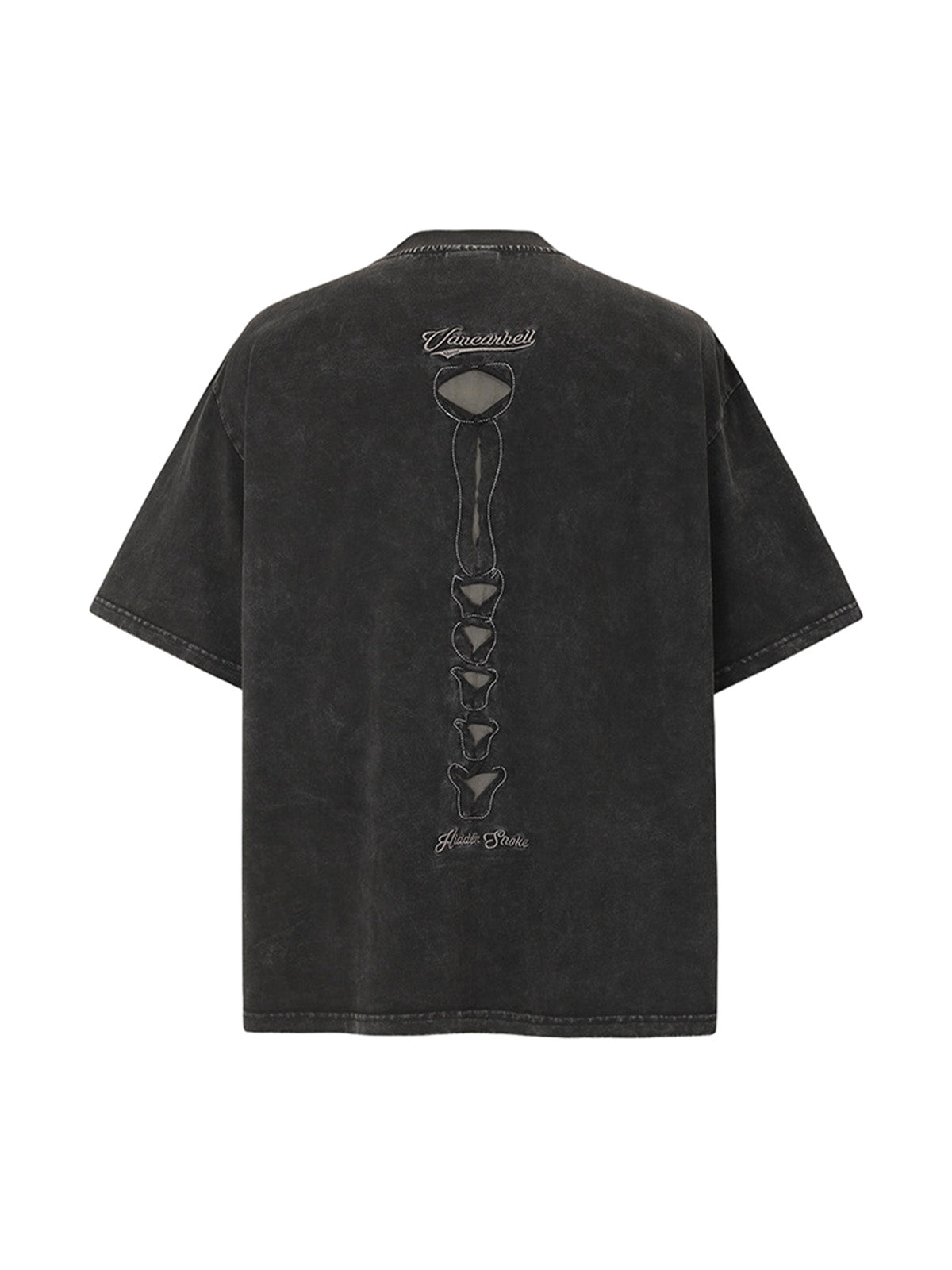 T-shirt oversize à imprimé squelette