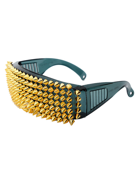 Large Frame Outdoor Rivet Sunglasses