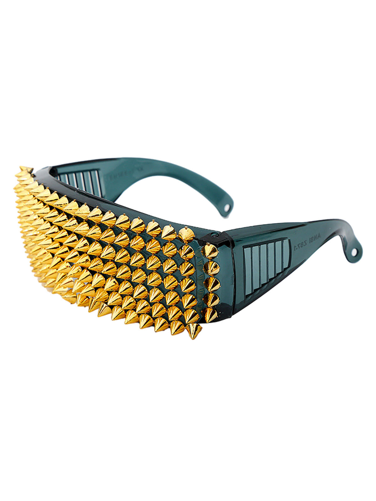 Outdoor-Sonnenbrille mit großem Rahmen und Nieten