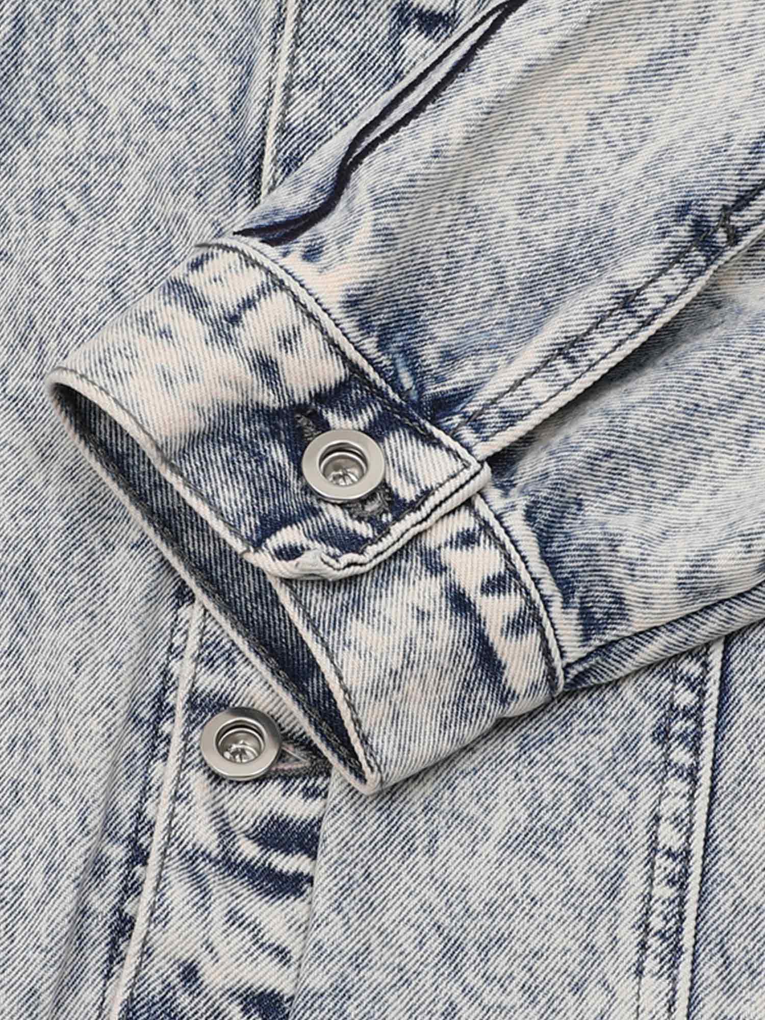 Veste en jean brodée Thorn de Thesupermade