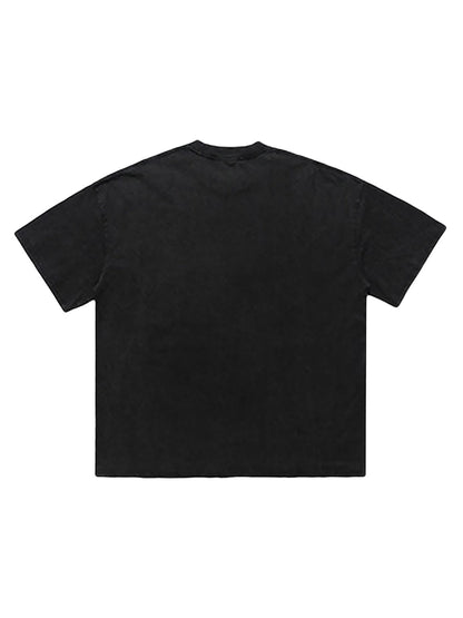 Chain Print Crew Neck T-Shirt