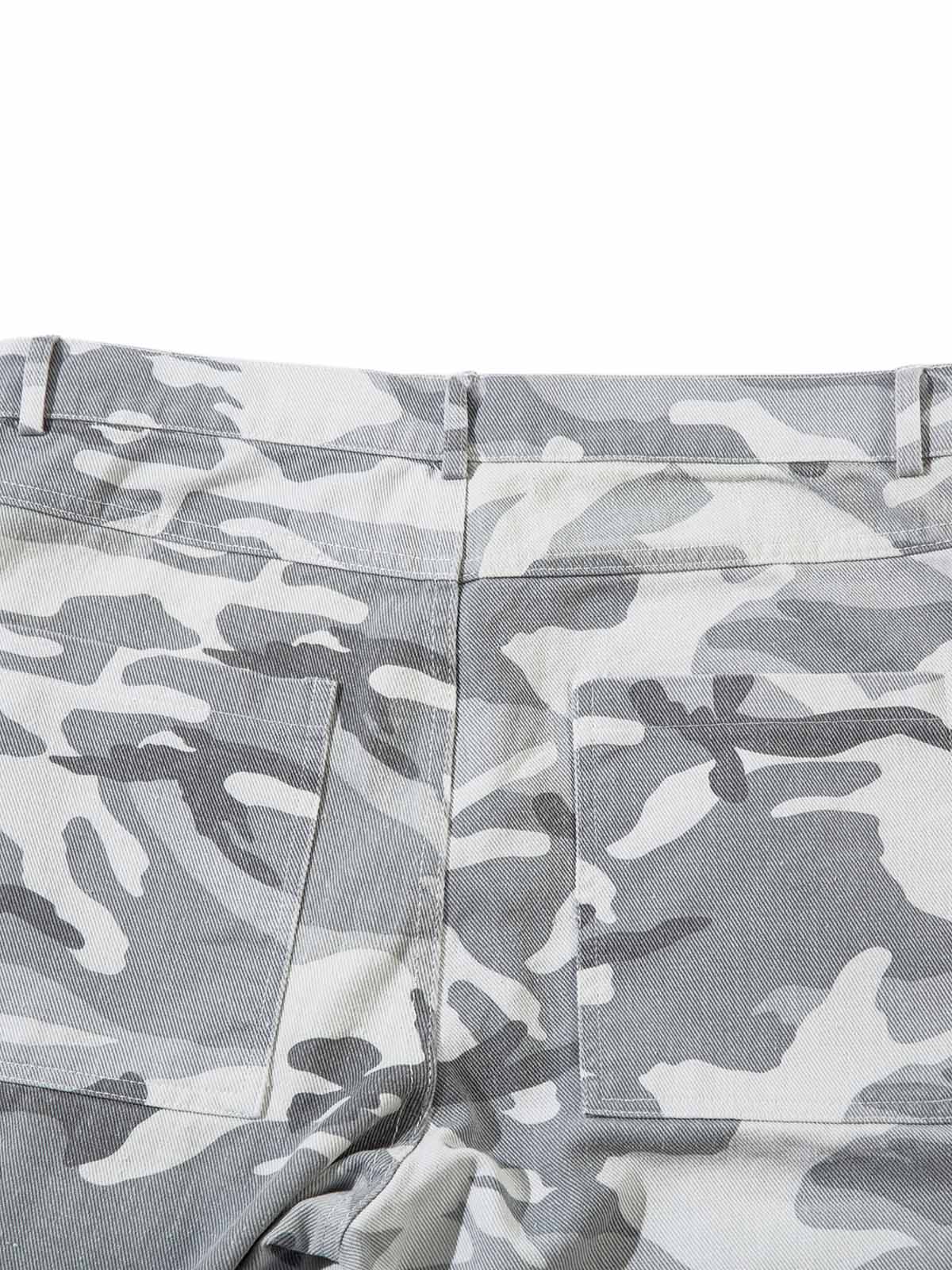 Camouflage-Cargohose mit mehreren Taschen - 2289