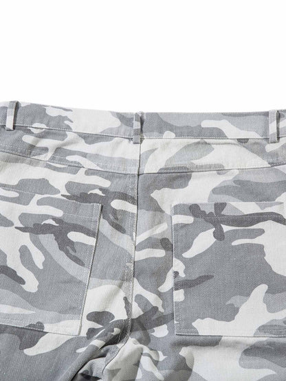 Camouflage-Cargohose mit mehreren Taschen - 2289