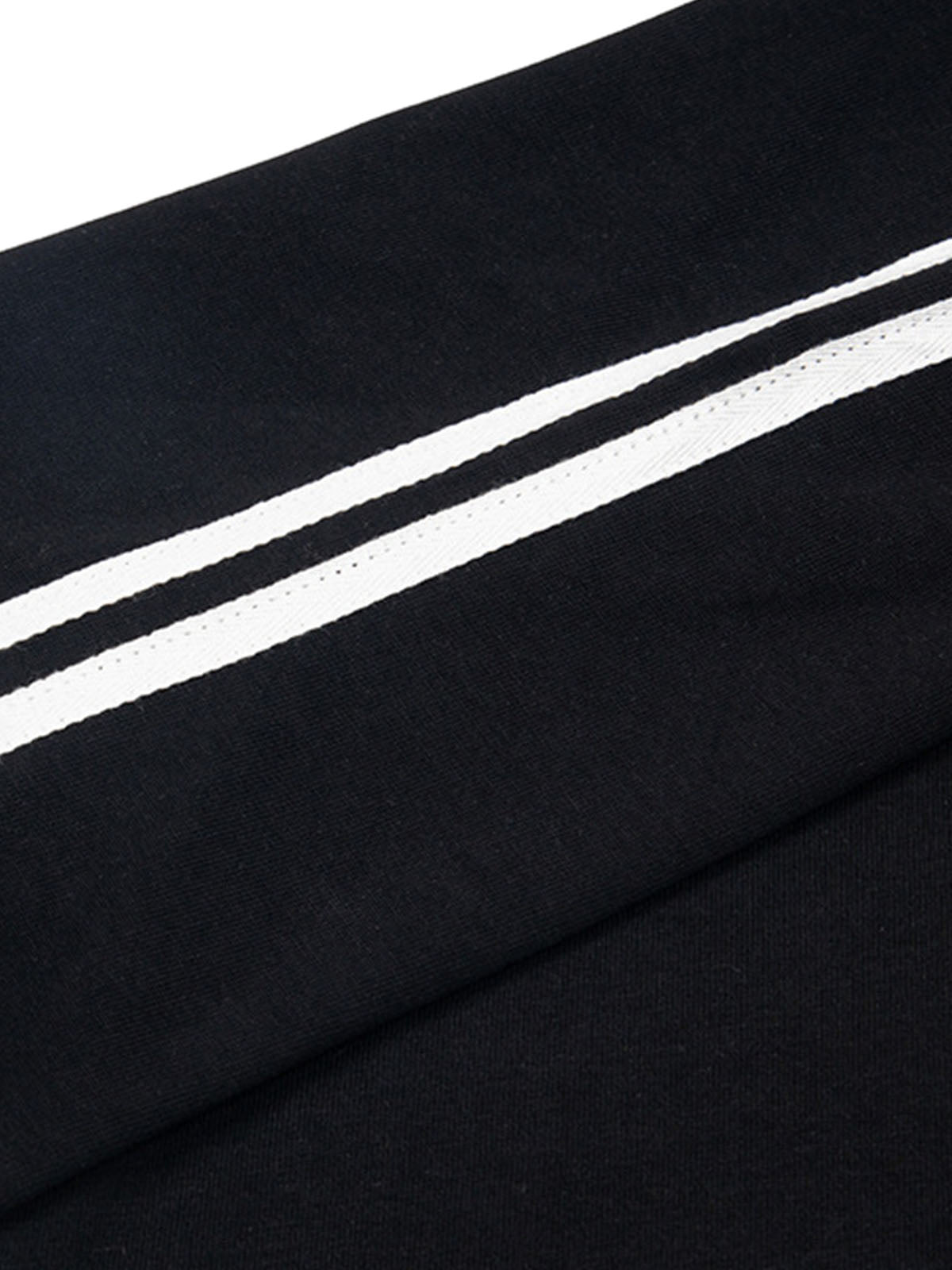 Plaid Patch Knotted Scarf T-Shirt