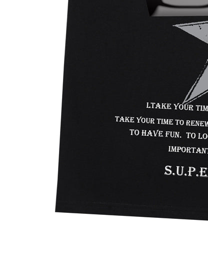 T-shirt imprimé avec le logo Thesupermad