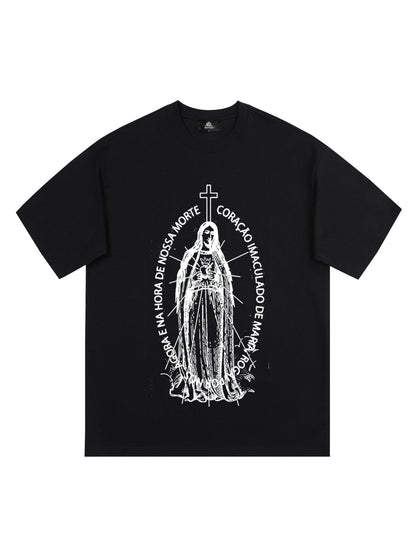 Original Retro Cross Religious Icon T-Shirt