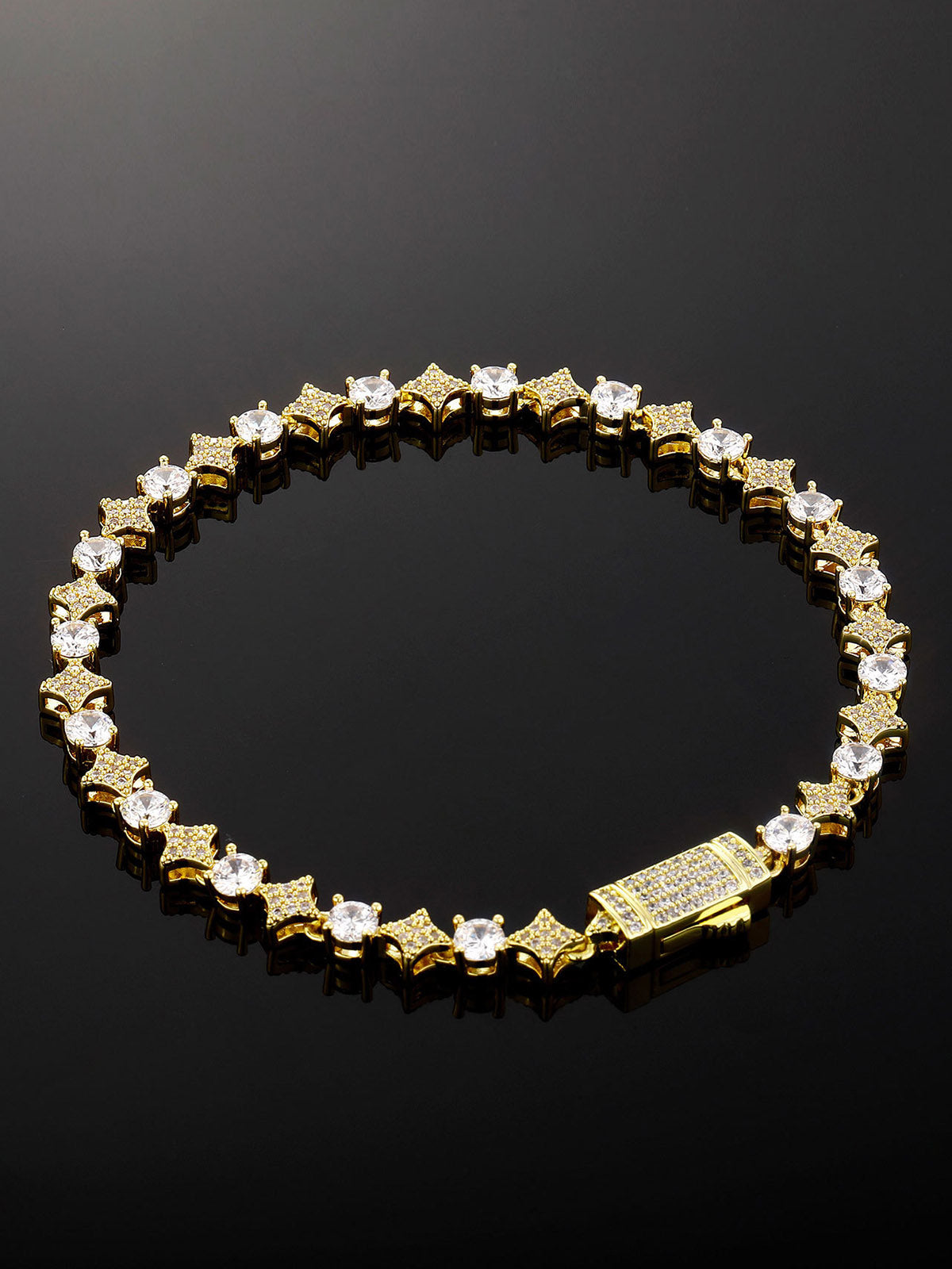 Zircon Star Chian Necklace