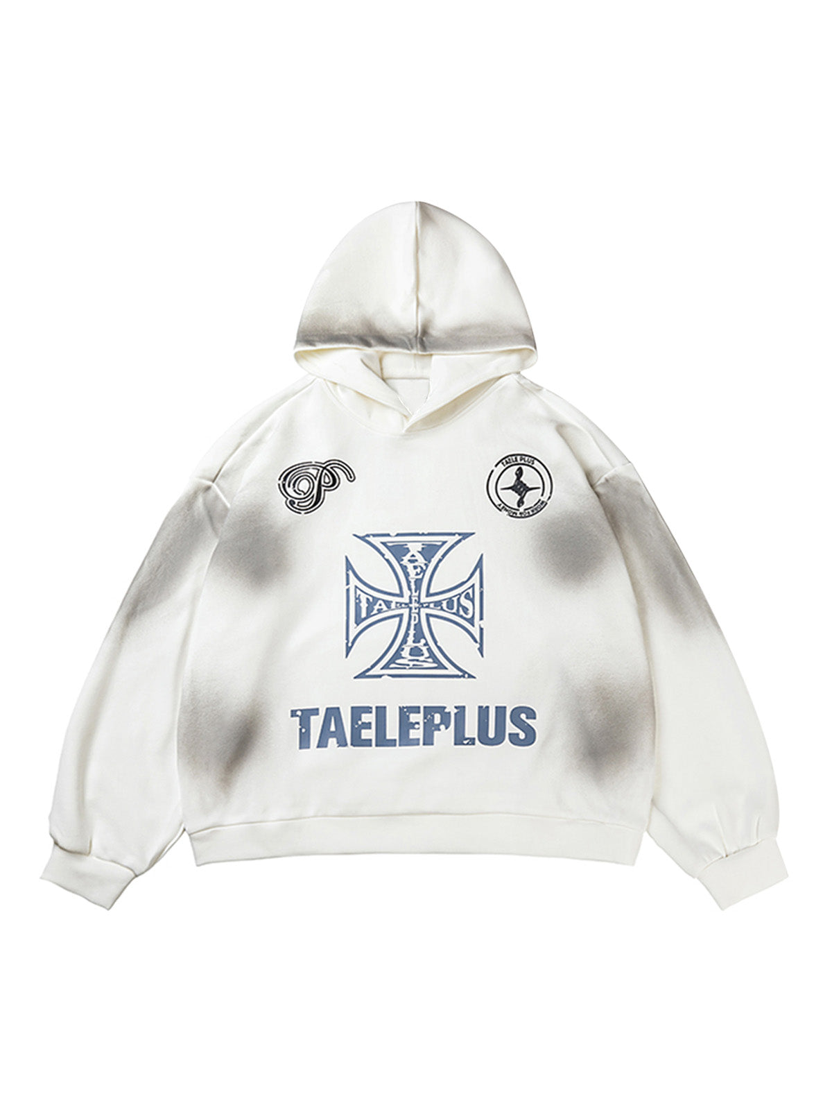 Thesupermade Kapuzenpullover mit Kreuzgrafik – 2192
