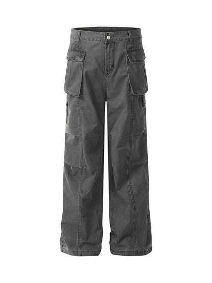 Pantalon cargo multi-poches déconstruit
