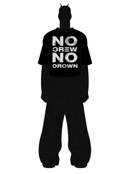 Originl No Crew No Crown Graphic T-Shirt