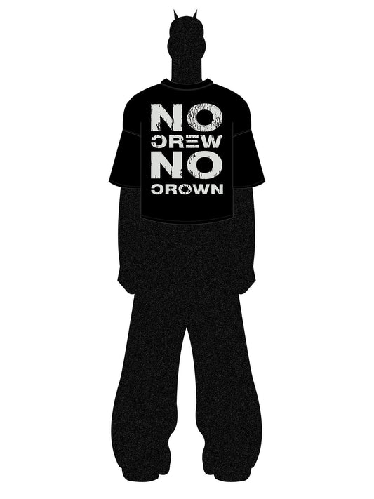 Originales No Crew No Crown Grafik-T-Shirt