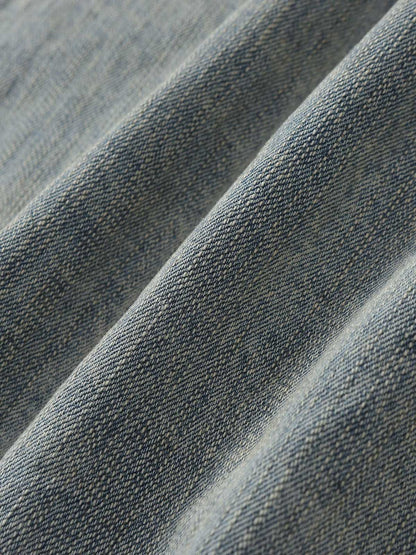Veste en jean rétro délavée Totem