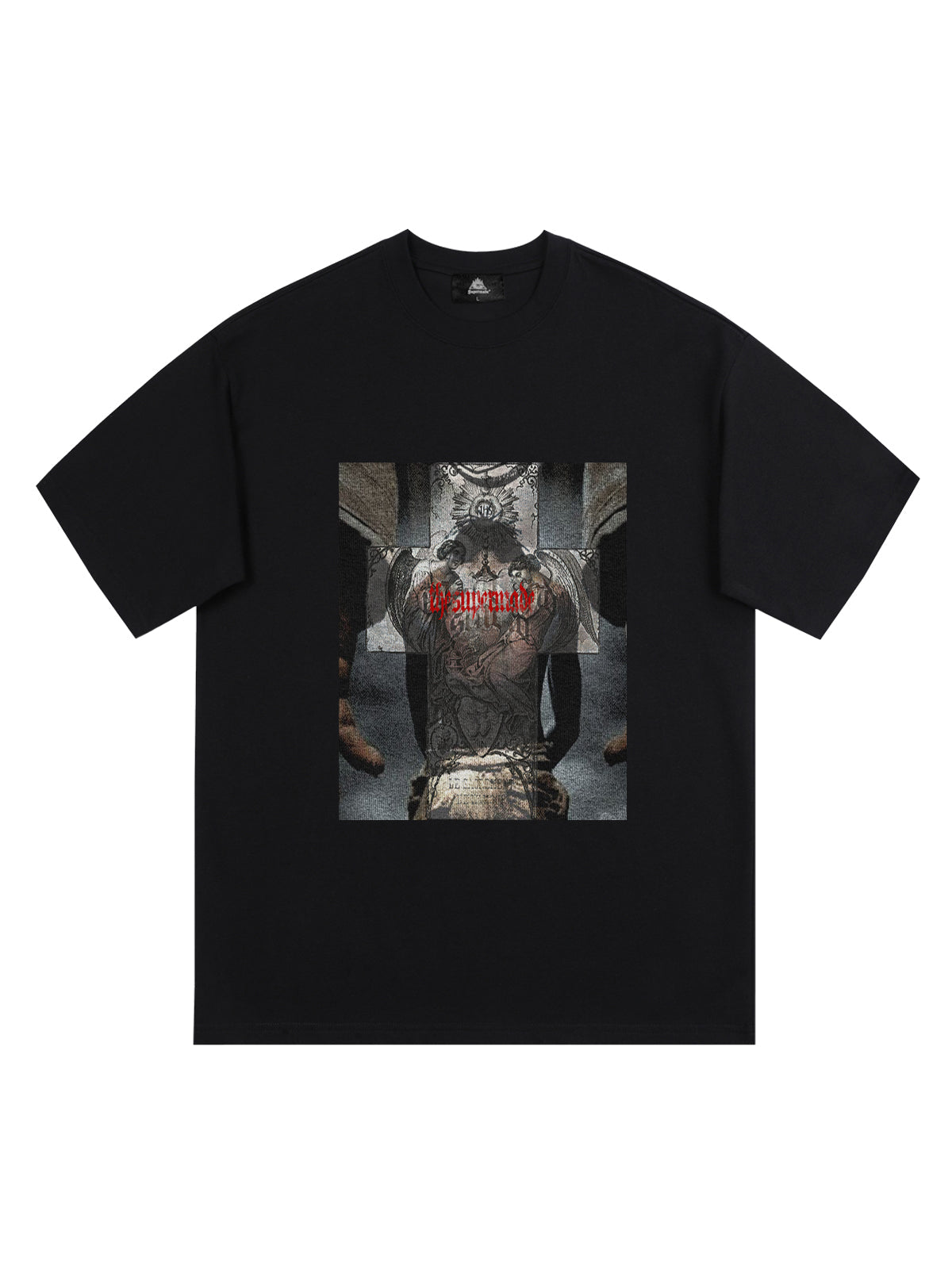 T-shirt graphique original avec portrait croisé