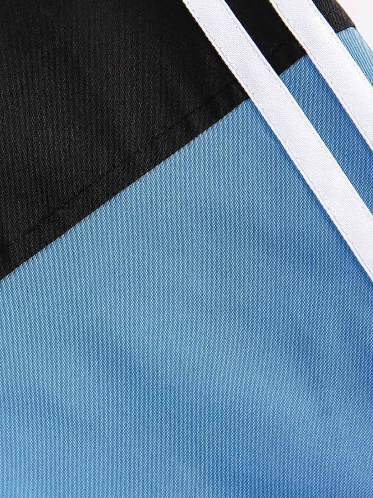 Jerseyjacke mit Retro-Kontrastnähten