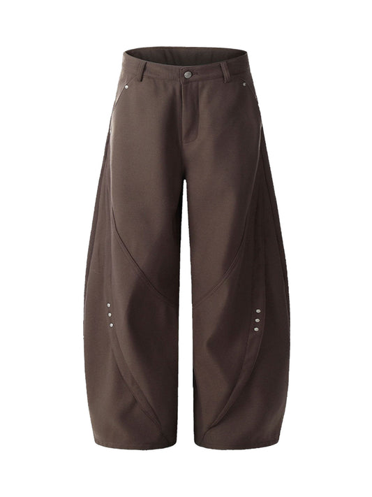 Retro Unisex Barrel Baggy Hose