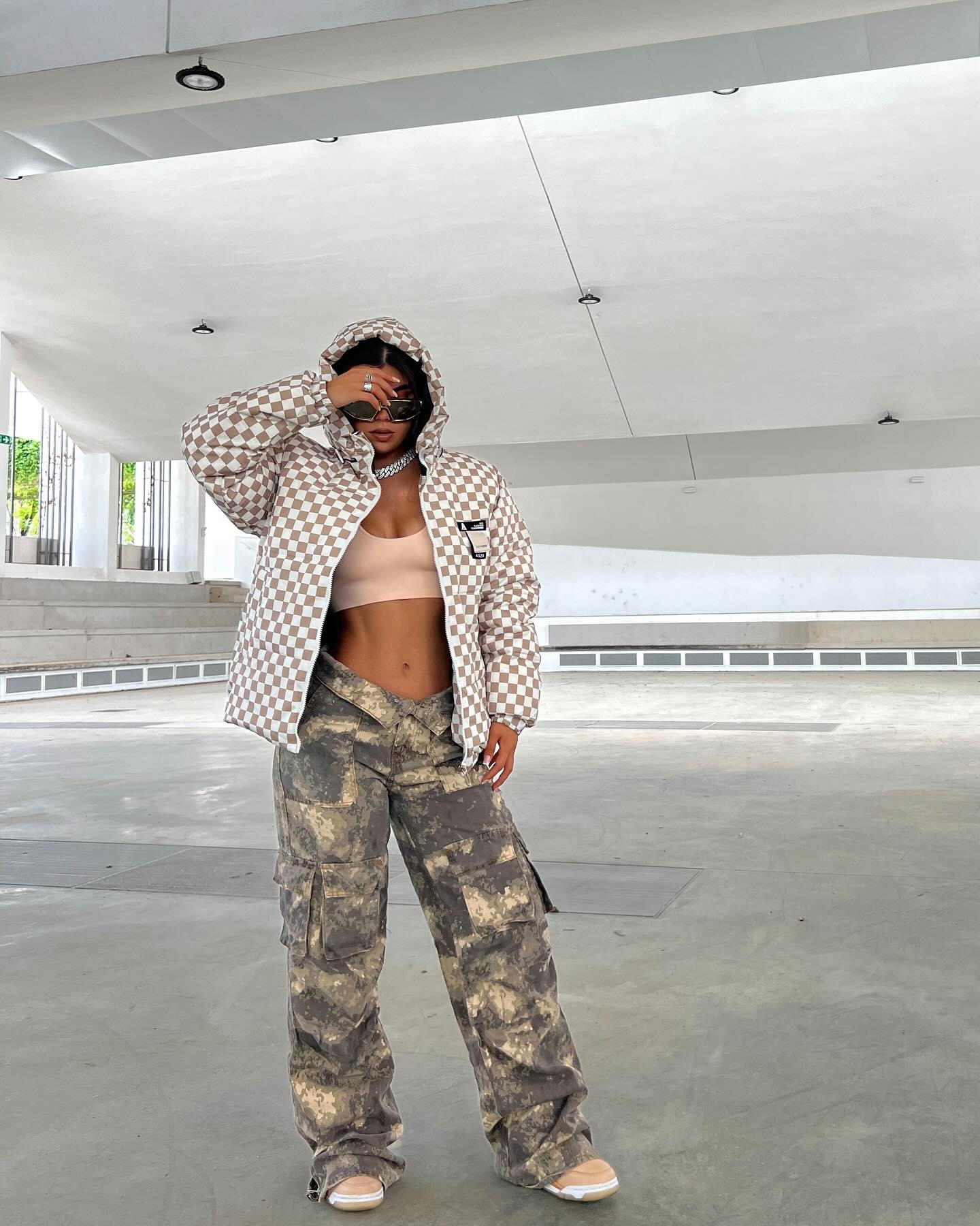 Thesupermade Camo Baggy Wide Leg Pockets Cargo Pants - 2019