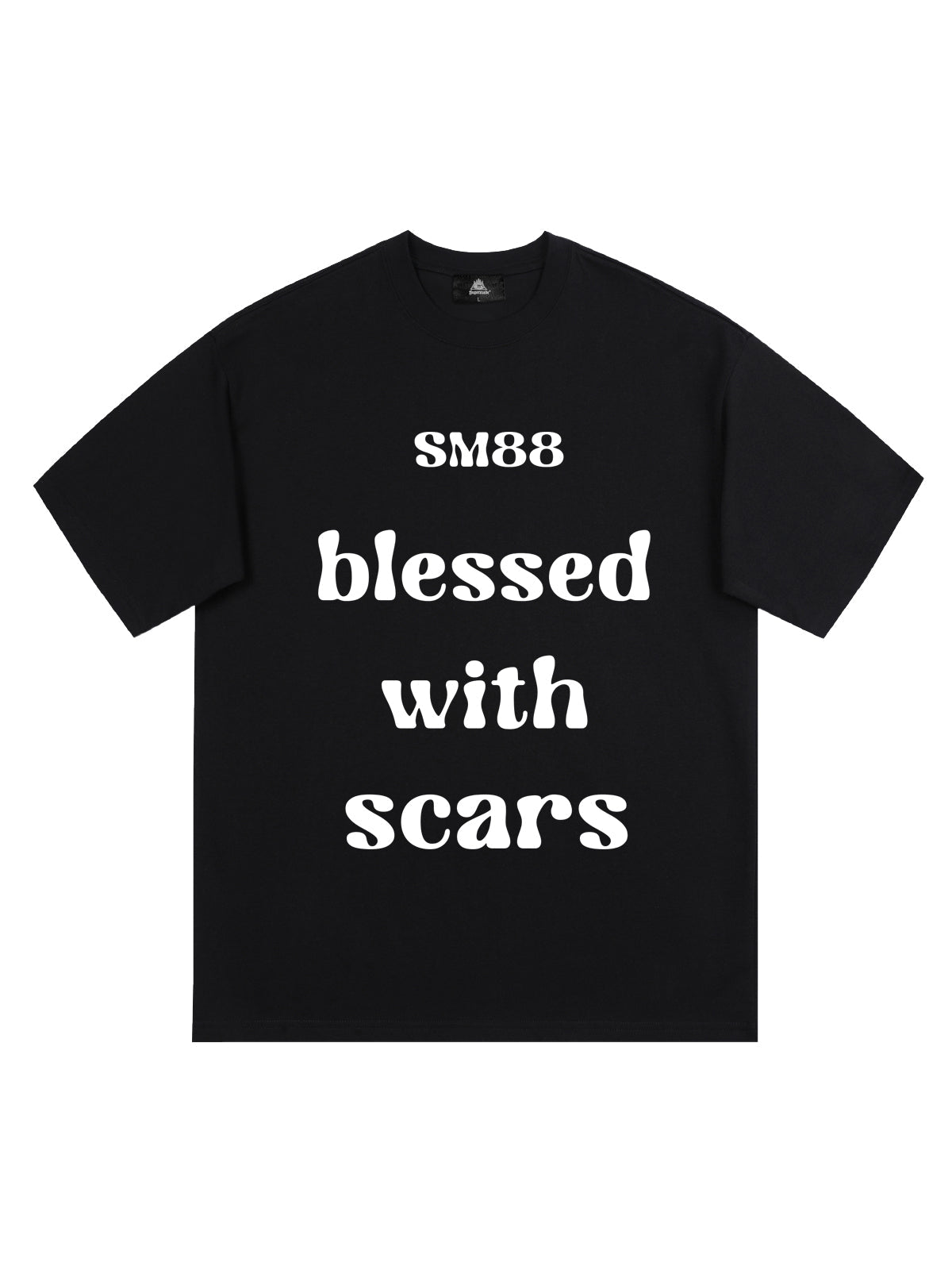 Original "Blessed With Scars" Slogan T-Shirt