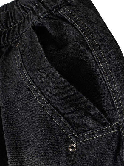 Street RO – Cargo-Jacke aus gewaschenem Denim