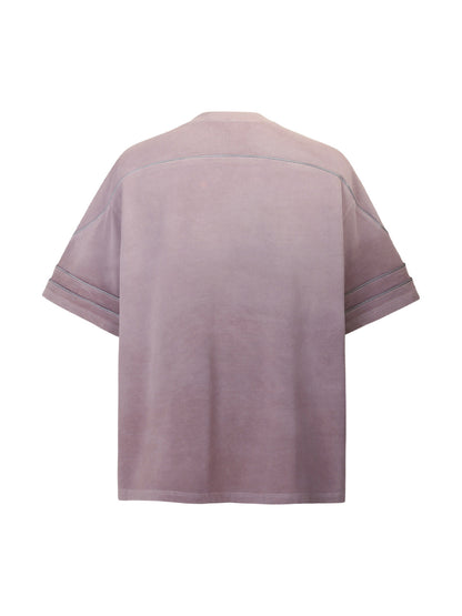 Washed Jersey Welt Stitching T-shirt