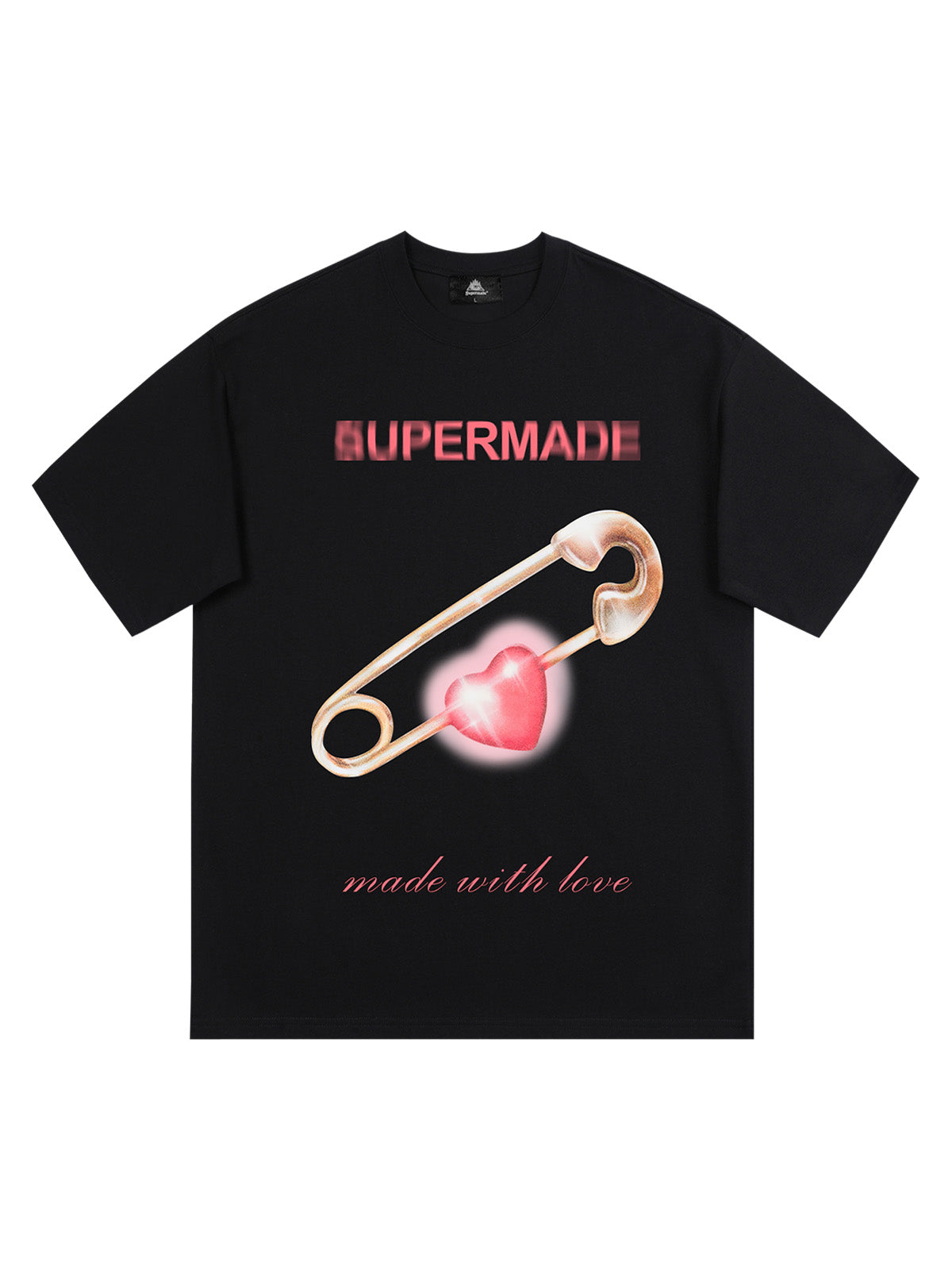 T-shirt hip-hop supermade Street Paperclip Heart