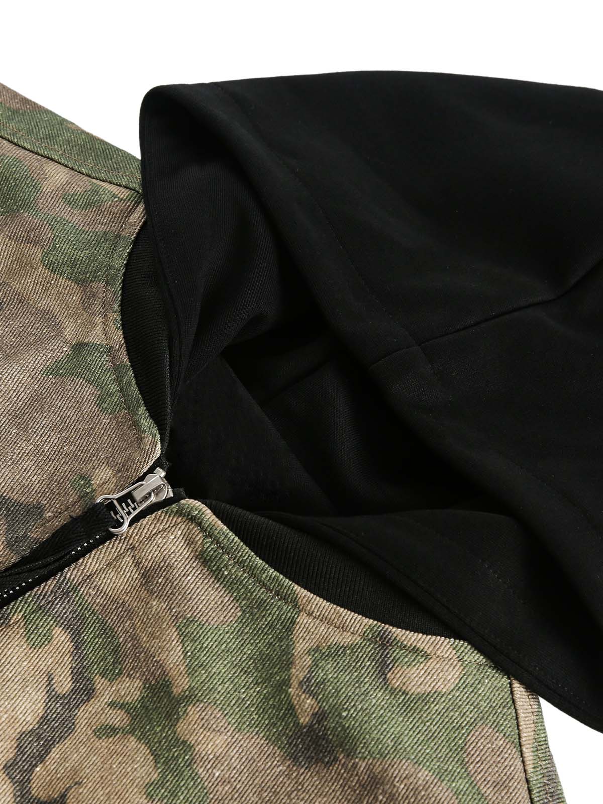 Zweiteilige Kapuzenjacke im Camouflage-Look