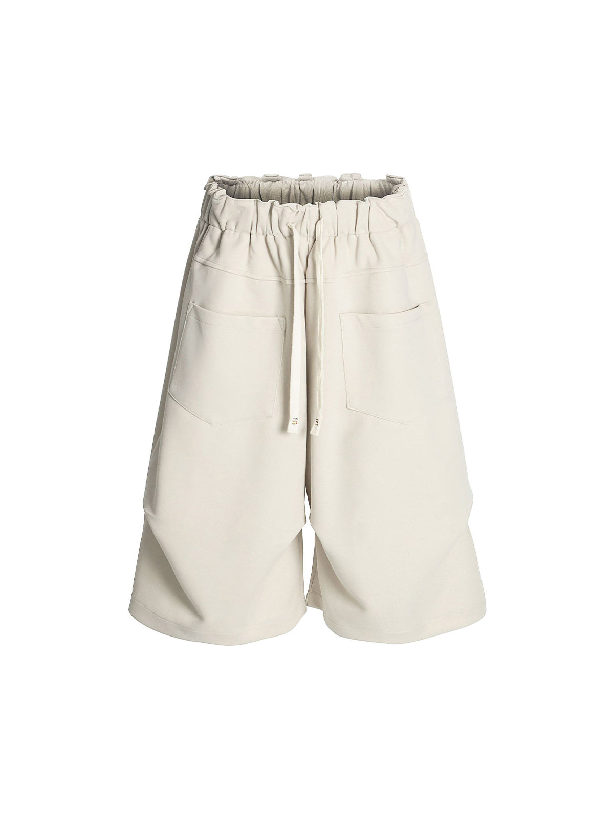 Side Pockets Drawstring Waist Casual Jorts