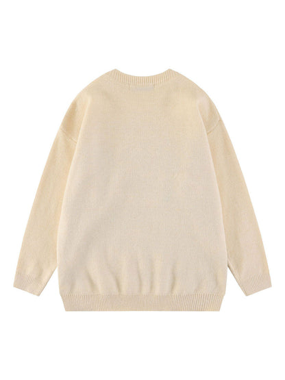 Thesupermade – Pullover mit Rundhalsausschnitt und Retro-Farbverlauf
