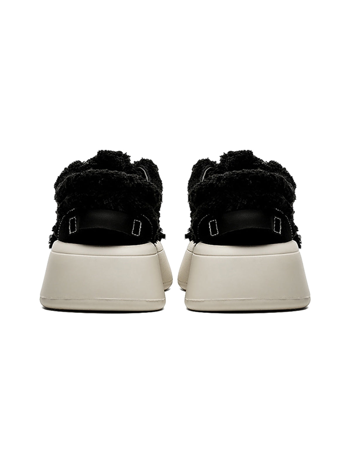 Fuzzy Trim Chunk Shoes - 2379