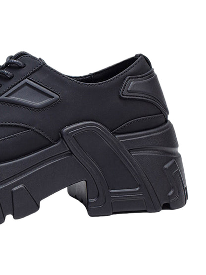 Chaussures à plateforme entièrement noires