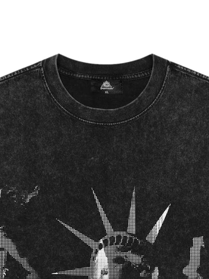 Original Statue of Liberty Independence Day T-shirt