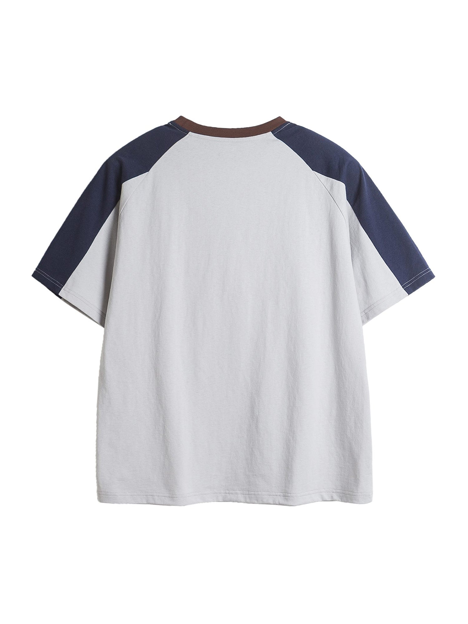 T-shirt à imprimé patchwork rétro américain supermade