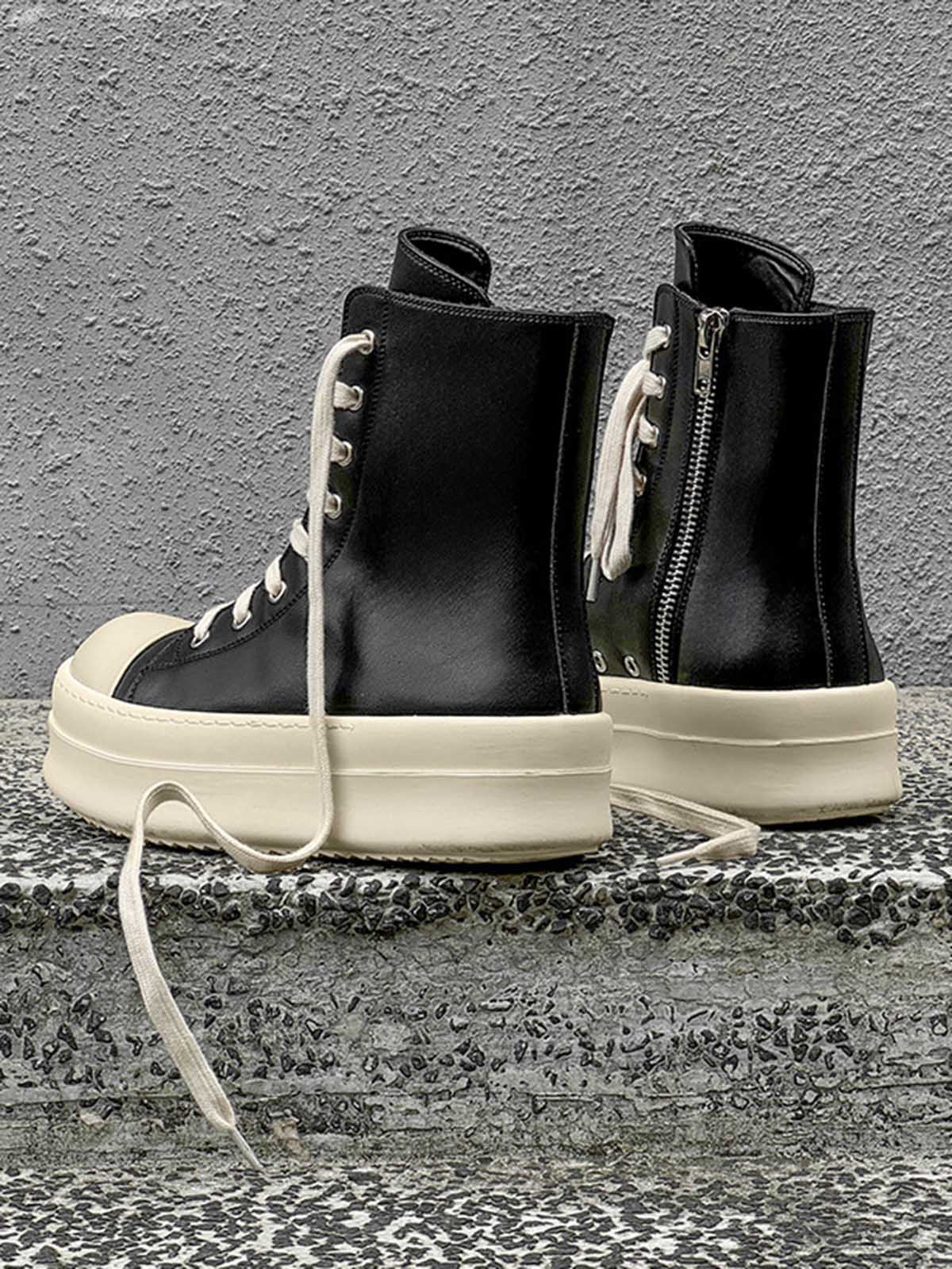 Thesupermade High-Top Plateau-Sneaker mit seitlichem Reißverschluss – 2273