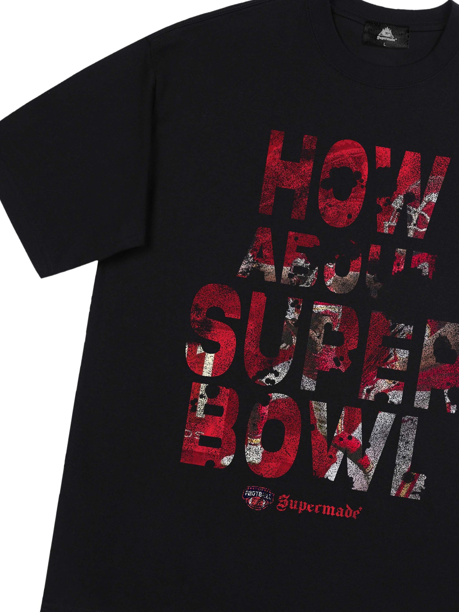 Original Distressed Letters Super Bowl Football Game T-shirt - 2308