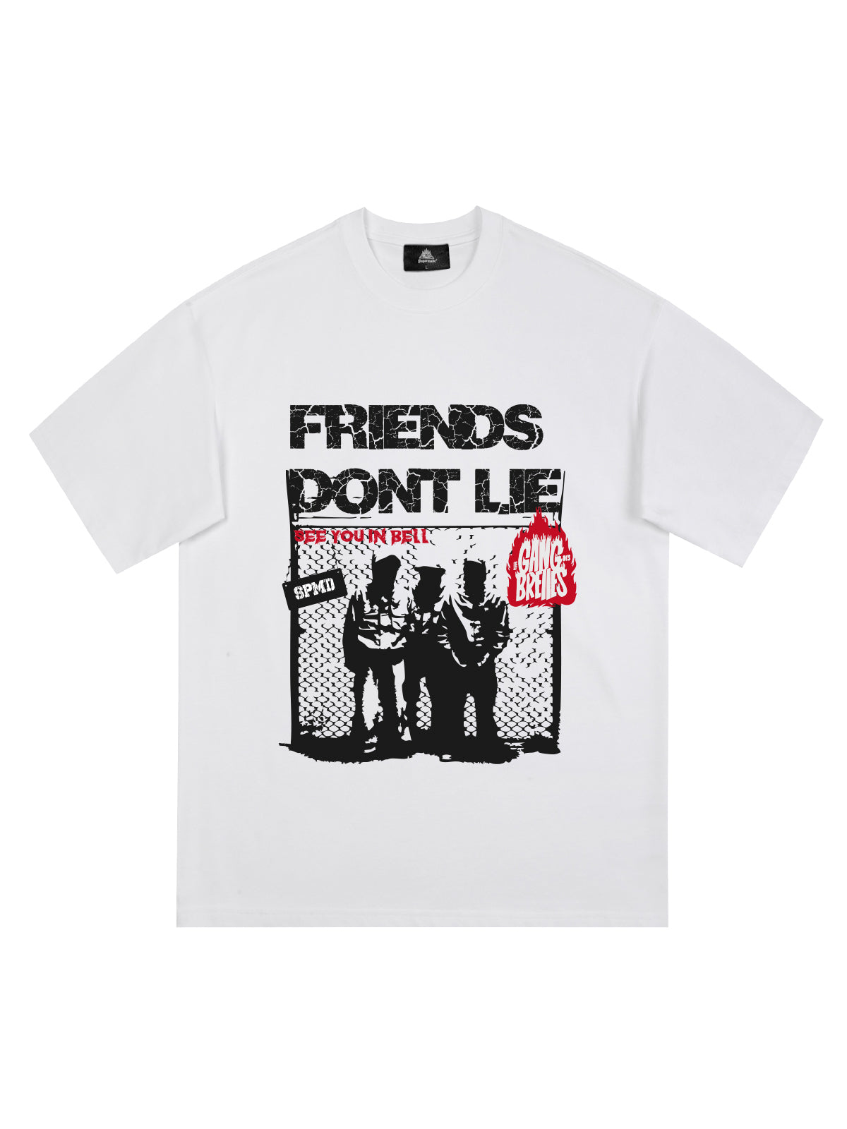 T-Shirt mit Original-Print „Friends Don’t Lie“