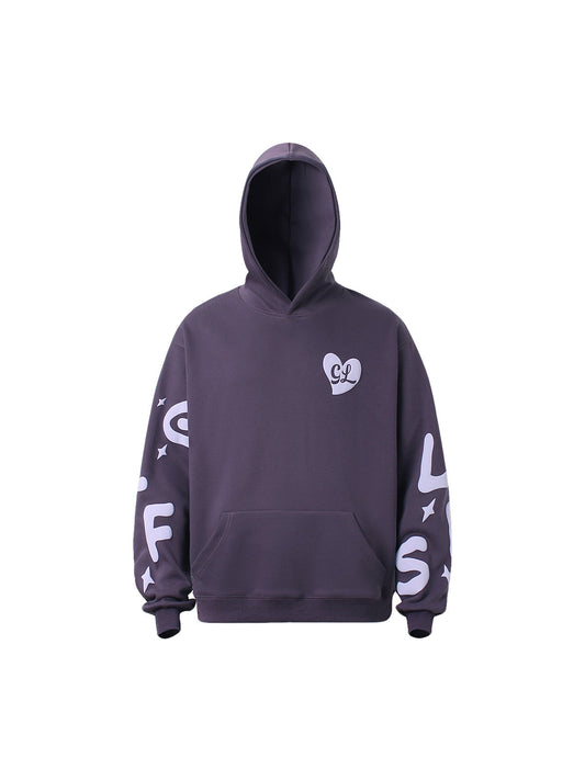 Sweat à capuche en mousse supermade Letter